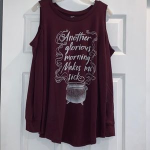 torrid Tops - Hocus Pocus Cold Shoulder Top torrid Tops - Hocus Pocus Cold Shoulder Top